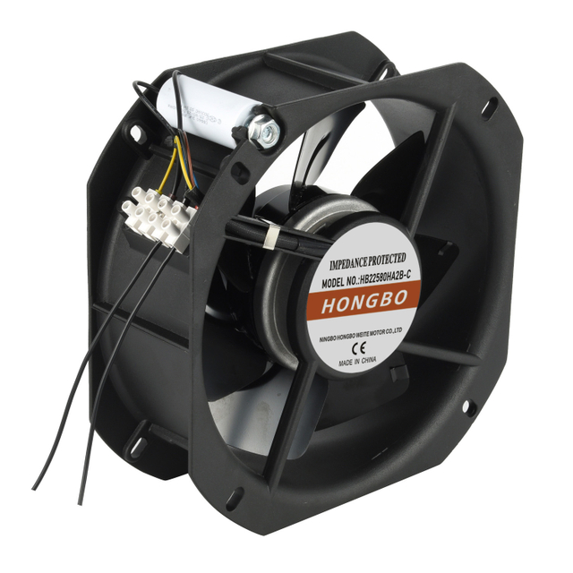 Alto desempenho 225mm*225mm*80mm AC 22580 Ventilador de resfriamento de ventilação industrial