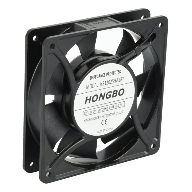 Ventilador de resfriamento axial AC 12025 de alta capacidade de 120 mm * 120 mm * 25 mm
